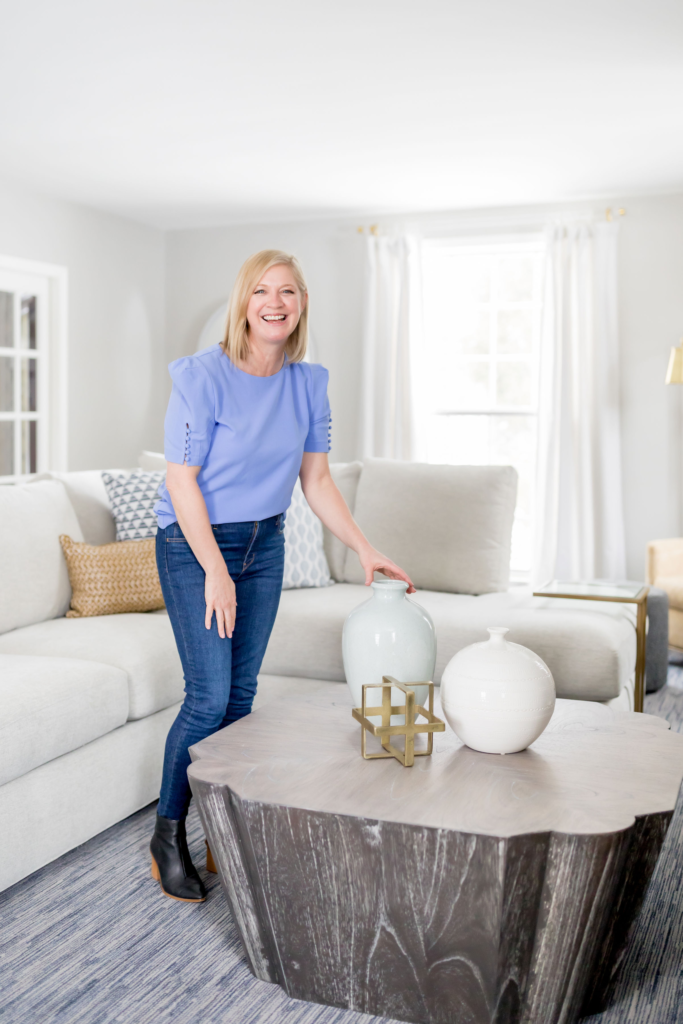 Lori Fischer in staged home, Home Staging Business Free Offer