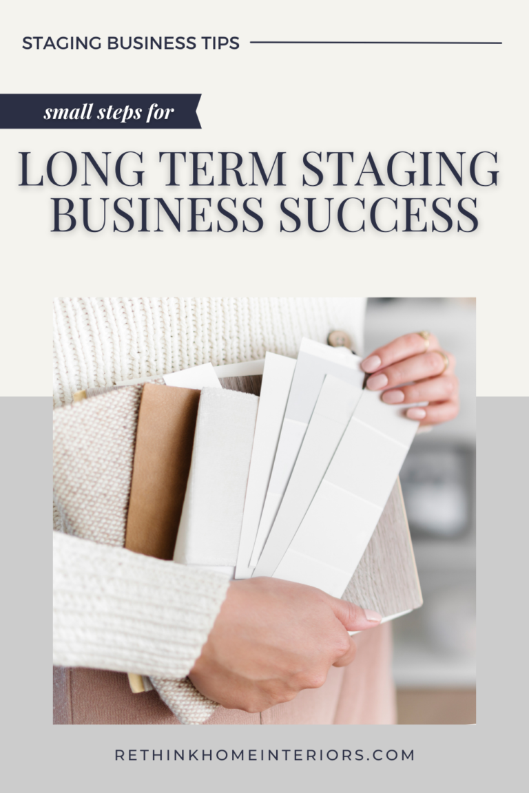 how to build a home staging business plan