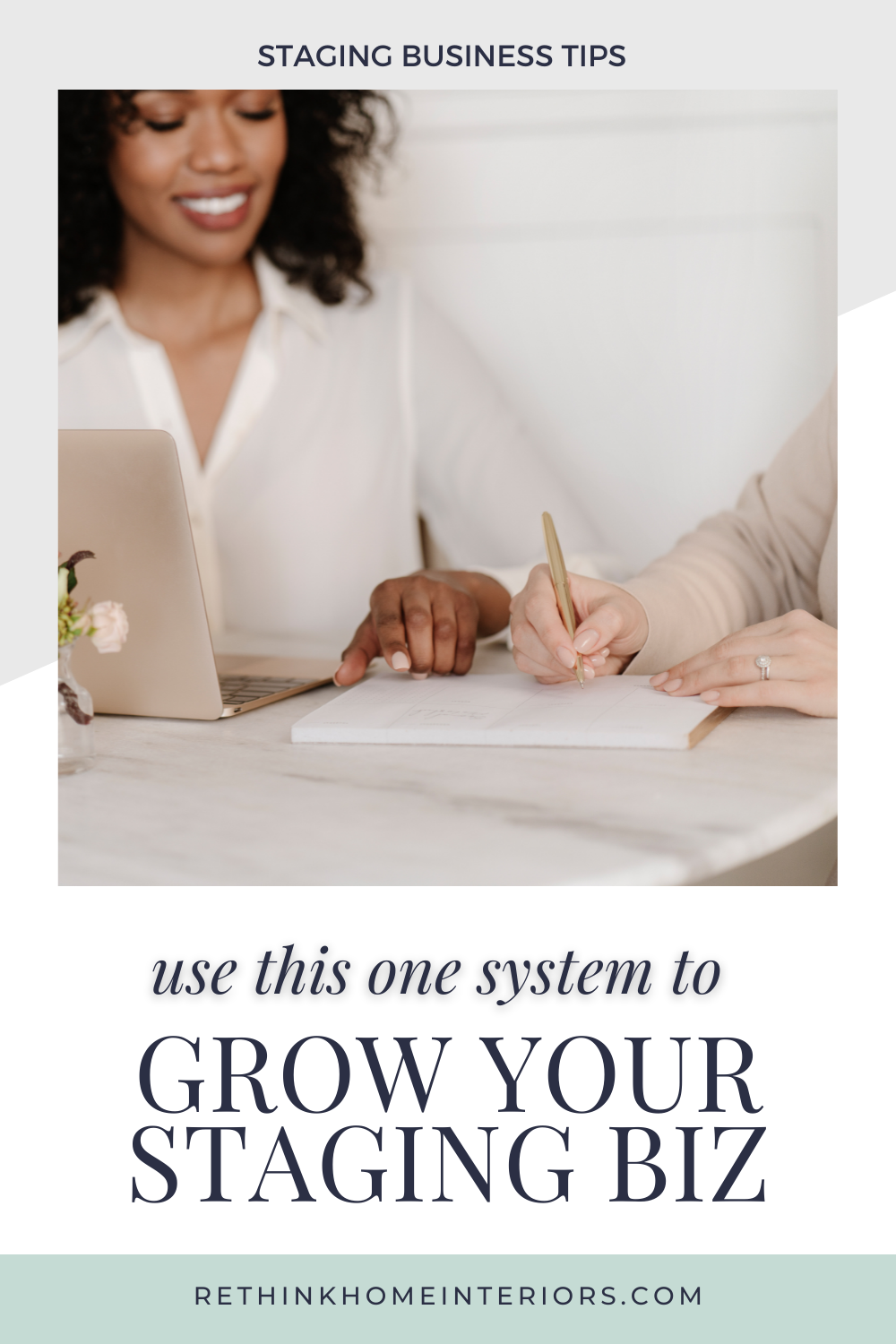 Are you using the one system to grow your staging business?