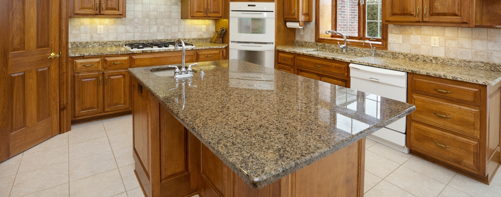 granite backsplash, kitchen design