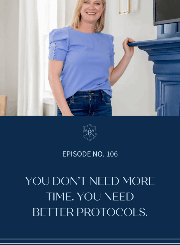 You Don’t Need More Time. You Need Better Protocols.