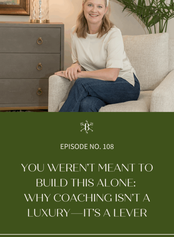 You Weren’t Meant to Build This Alone: Why Coaching Isn’t a Luxury, It’s a Lever.