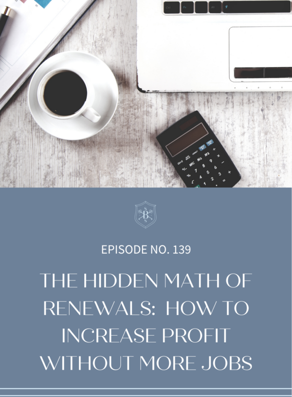 The Hidden Math of Renewal Pricing: How to Increase Profit Without More Jobs
