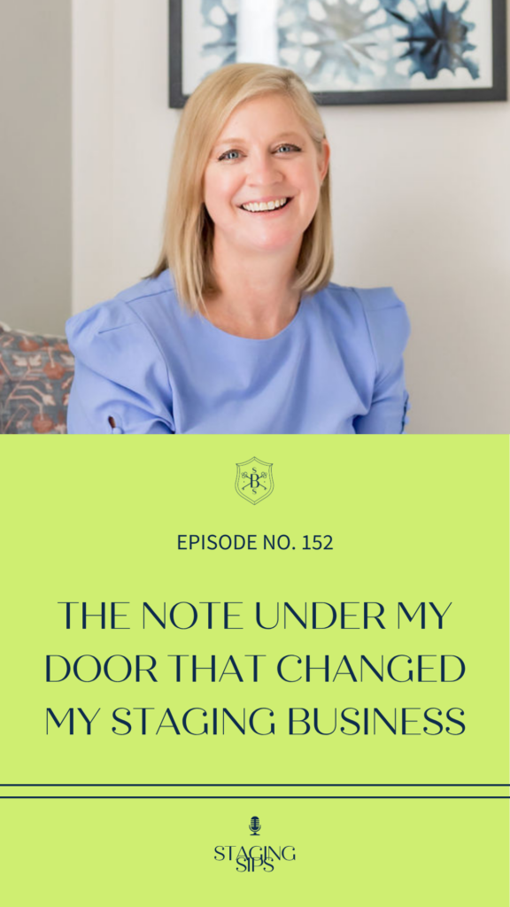 The Note Under My Door That Changed My Staging Business Systems